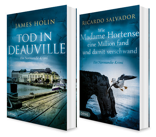 Mörderische Normandie. Zwei Krimis im Set: Tod in Deauville (James Holin) / Wie Madame Hortense eine Million fand und damit verschwand (Ricardo Salvador)